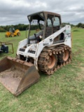 Bobcat 753 with steal tracks runs great serviced by bobcat