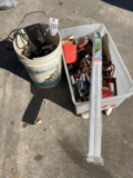 2 Totes of Tools & misc