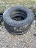 2- Michelin 275/80R22.5  Tires