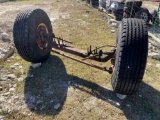 Axle with wheels & tires