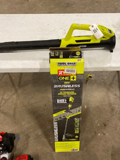 Ryobi 18v 15" weedeater & blower tool only