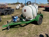 225 gallon tank trailer W/ pump