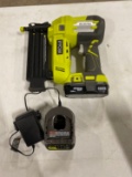 Ryobi 18V 18 gauge Brad Nailer battery & Charger works