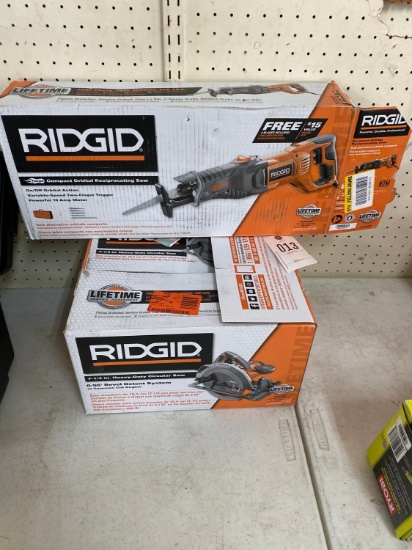 Ridgid Sawzall & Circular Saw