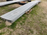 36 Pieces of 26.5 ft long tin and 16 of 29 ft. long