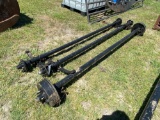 3- 3500 lb Axles 1 with brakes