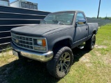 1992 Chevy 1500 Short Bed 4x4 Lifted and tires runs