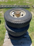 4- 8 Lug Trailer wheels & tires 235/85r16