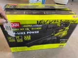 New Ryobi 40V Cordless Jet fan blower with battery & charger