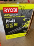 New Ryobi 40V Lithium Cordless Jet fan blower with battery & charger