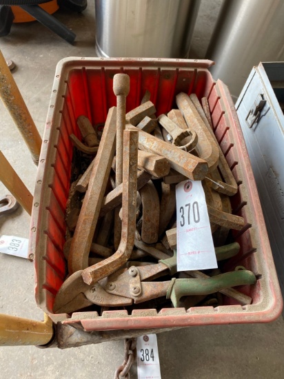 Tote full of allen Wrenches & Misc tools