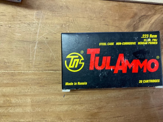 Tulammo .223 Rem 55 gr. 20 cartidges