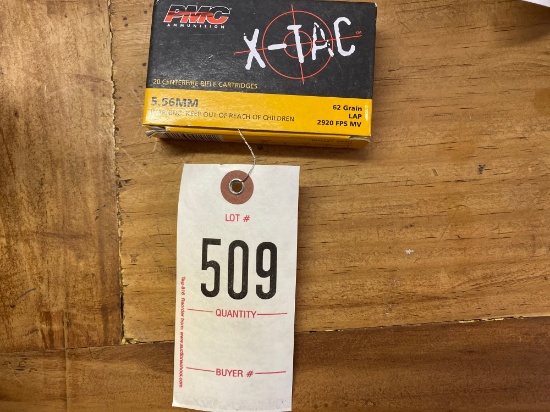 X-Tac 5.56 mm 62 Grain 20 Cartridges