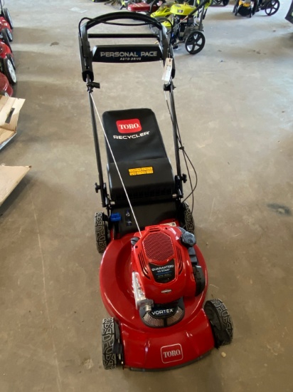 Toro Push Mower with Recyle Bag works