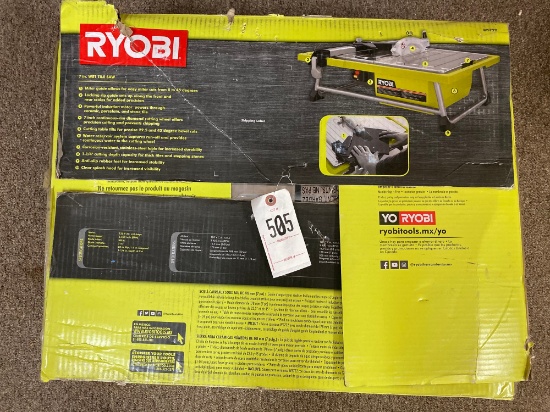 Ryobi 7" Wet tile saw