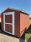 New 10x8 Storage Building, metal roof