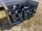 Crate full of Kubota UTV Wheels