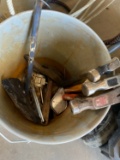 Bucket With Hammer,sockets & misc tools