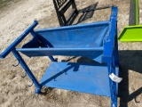 Blue Cart With Racks