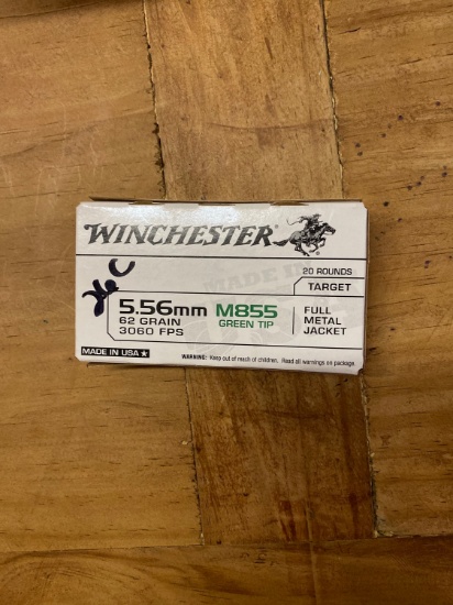 Winchester 5.56 MM 20 Rounds