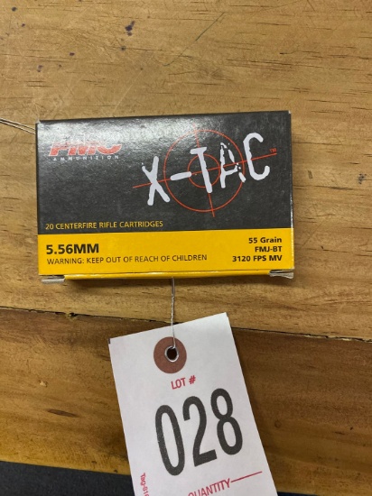 Xtac PMC Ammunition 5.56MM 20 Cartidges