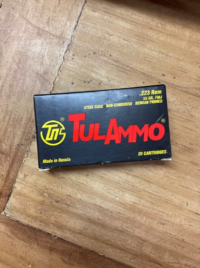 Tulammo .223 20 Cartidges