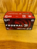 Federal American Eagle 45 230 Grain 100 rounds per box
