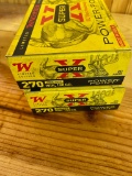 2-20 Cartridges Winchester Super x 270