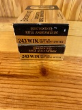 2-20 cartridges Browning 243 80 grain