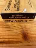 1-20 cartridges Brown 243 W 100 grain