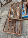 Pallet of Wall Tracks,Gate,pipe Stand