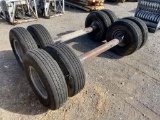 Set of 10K Axles With tires & wheels