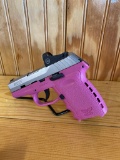New SCCY CPX-2 9Mm Pink/Silver with Crimson Trace Reel Dot 9MM (2) 10 Round Mags #C184648