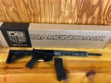 New Diamondback 5.56 Tactical Gray Rail,Black lower and upper (1) 30 Round Mag