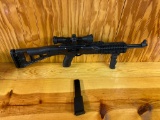 Used Hi Point 995 Carbine with scope & forward grip with 25 round mag SN#E75652