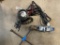 Receiver hitch,spot light,lug wrench,jumper cables