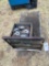 Rolling Cart with box of grinder wheels