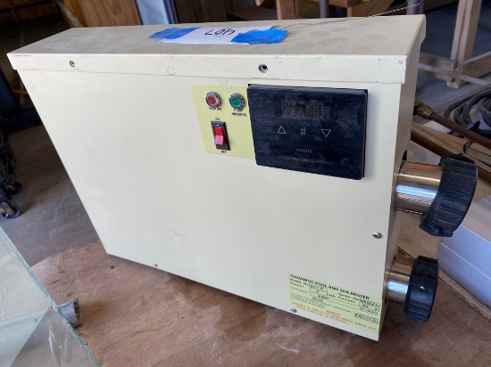 Swimmping pool & spa heater unknown condition