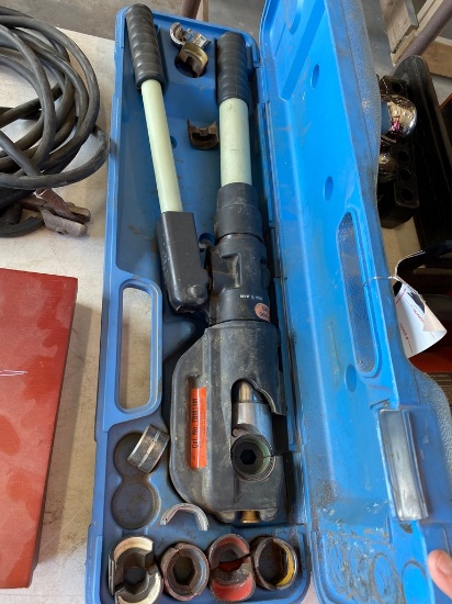 T&B Manual hydraulic tool with Full set of dyes