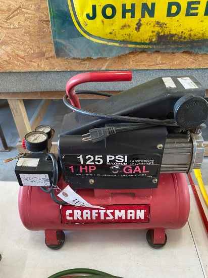 Craftsman 125 PSI compressor works