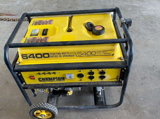 Champion 6400 Sterling watt generator works
