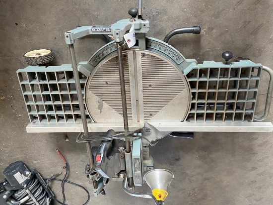 Saw buck frame & trim saw delta miter trim saw