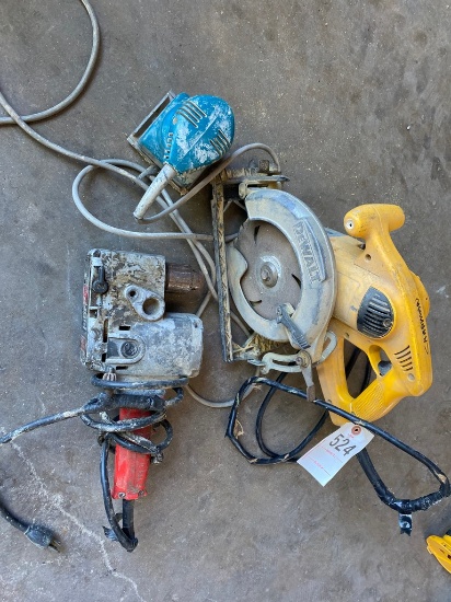 Dewalt Saw,Milwaukee hole hawg & sander