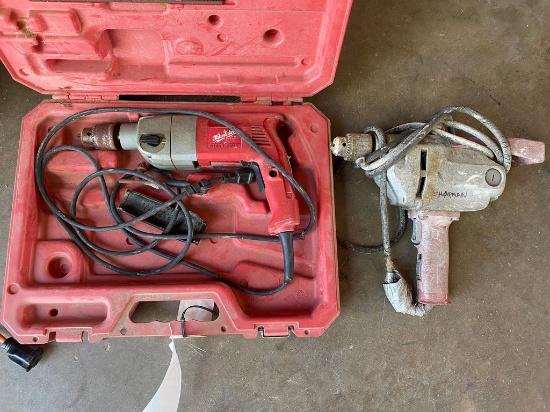 2- Milwaukee Hammer Drills