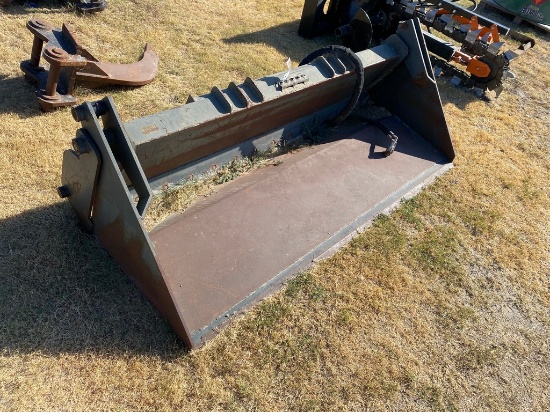 84" Quick Attach 4 in 1 hydraulic Bucket for skid steer