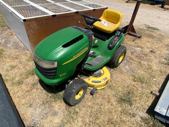 John Deere 100 riding mower bad motor