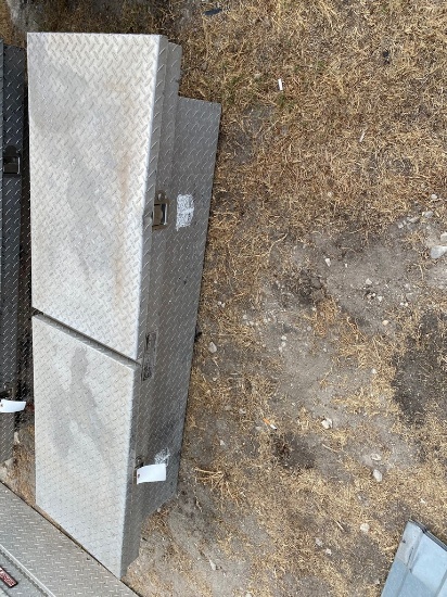 Diamond plate tool boxes