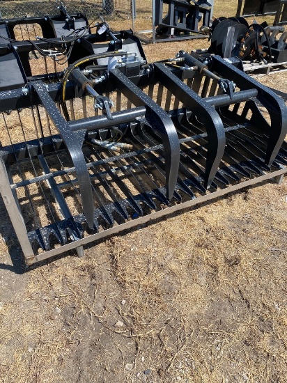 New 2022 JCT Rock grapple Skid Steer Attachment