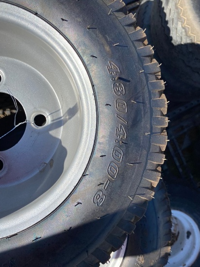 Pallet of golf cart tires & wheels