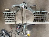 Saw buck frame & trim saw delta miter trim saw